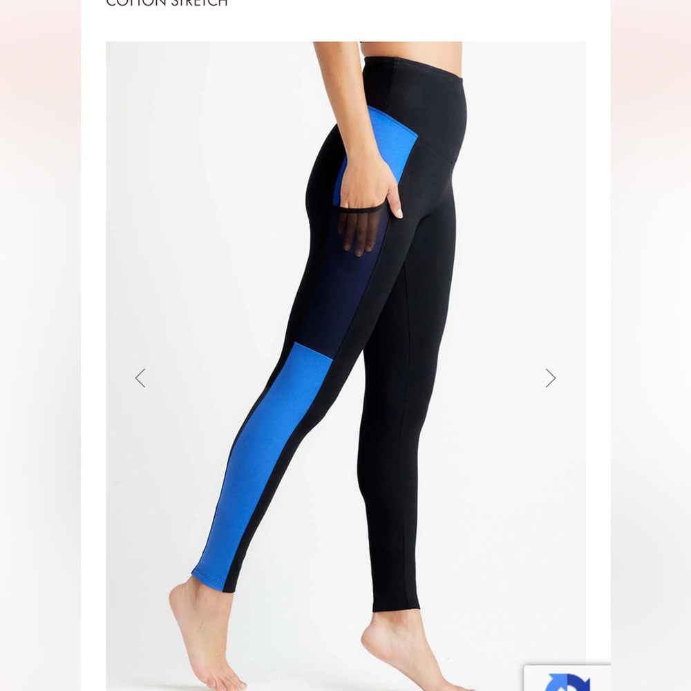 * New Yummie Color Block Shaping Leggings SZ Medium *